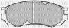 BORG & BECK BBP1189 Brake Pad Set, disc brake